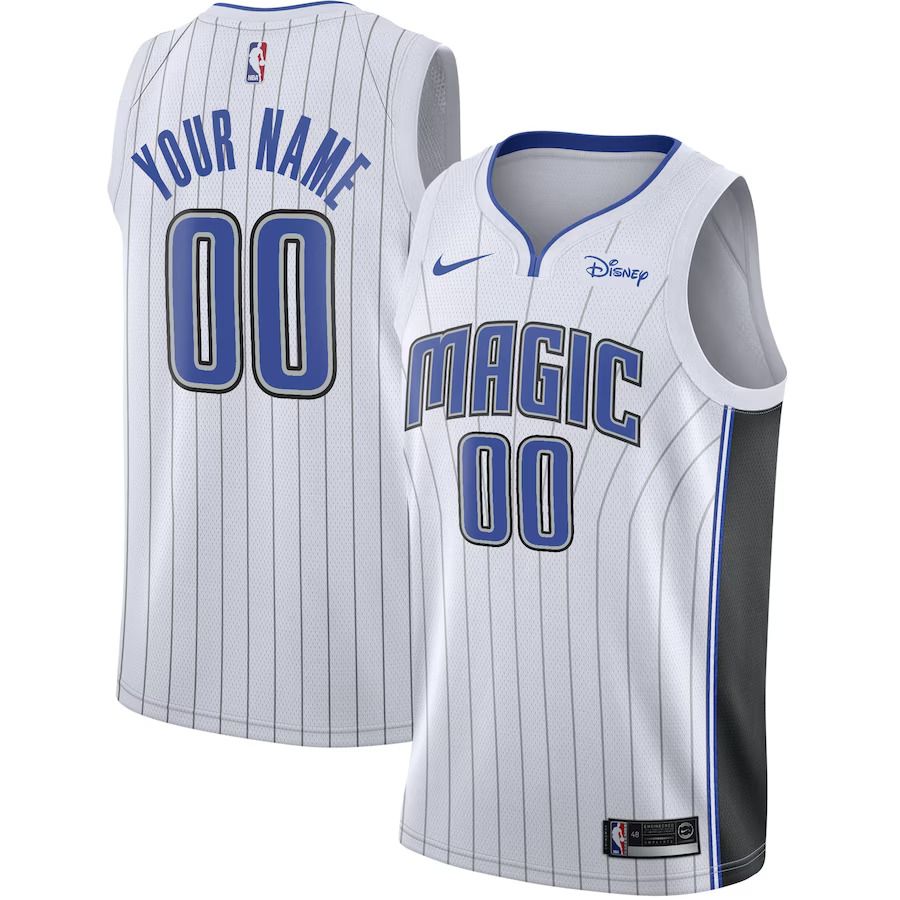 Men Orlando Magic Nike White Custom Swingman NBA Jersey